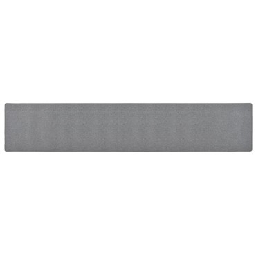 vidaXL Χαλί Διάδρομος Σκούρο Γκρι 50x300cm