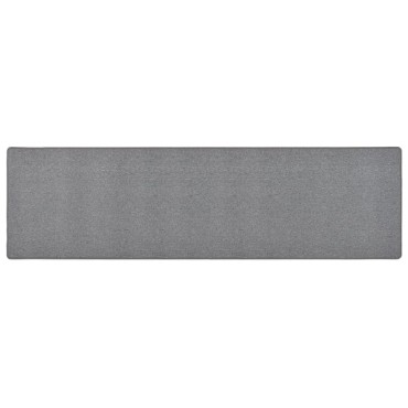 vidaXL Χαλί Διάδρομος Σκούρο Γκρι 80x300cm