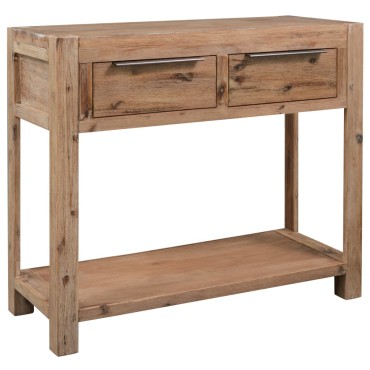 vidaXL Τραπέζι Κονσόλα 82x33x73cm από Μασίφ Ξύλο Ακακίας 1 τεμ.