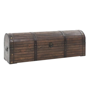 vidaXL Μπαούλο Αποθήκευσης Vintage Στιλ 120x30x40cm Μασίφ Ξύλο 1 τεμ.