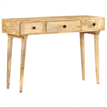 vidaXL Τραπέζι Κονσόλα 115x35x76 cm από Μασίφ Ξύλο Μάνγκο 1 τεμ.