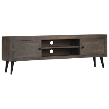 vidaXL Έπιπλο Τηλεόρασης 140x30x45cm από Μασίφ Ξύλο Μάνγκο