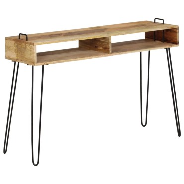 vidaXL Τραπέζι Κονσόλα 115x35x76cm από Μασίφ Ξύλο Μάνγκο 1 τεμ.