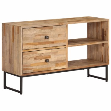 vidaXL Έπιπλο Τηλεόρασης 90x30x55cm από Ανακυκλωμένο Ξύλο Teak