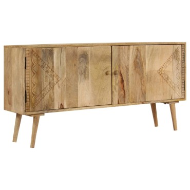 vidaXL Μπουφές 110x30x60cm από Μασίφ Ξύλο Μάνγκο 1 τεμ.