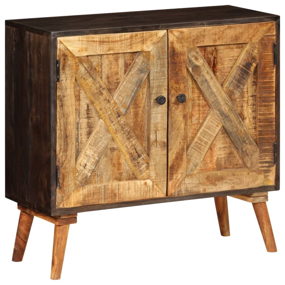 vidaXL Ντουλάπι 85x30x75cm από Μασίφ Ξύλο Μάνγκο 1 τεμ.