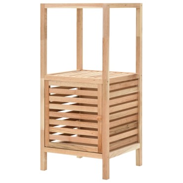vidaXL Ραφιέρα Μπάνιου 39,5x35,5x86cm από Μασίφ Ξύλο Καρυδιάς 1 τεμ.