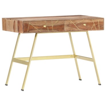 vidaXL Σεκρετέρ με Συρτάρια 100x55x75cm από Μασίφ Ξύλο Ακακίας 1 τεμ.