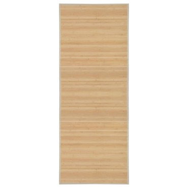 vidaXL Χαλί Φυσικό Χρώμα 80x200cm από Μπαμπού