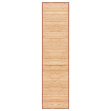 vidaXL Χαλί Καφέ 80x300cm από Μπαμπού