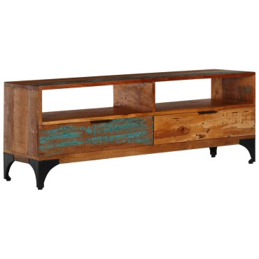 vidaXL Έπιπλο Τηλεόρασης 118x35x45cm από Μασίφ Ανακυκλωμένο Ξύλο