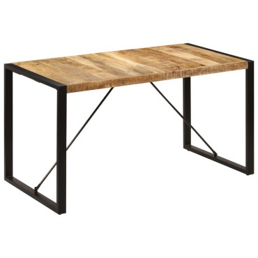 vidaXL Τραπεζαρία 140x70x75cm από Μασίφ Ξύλο Μάνγκο 1 τεμ.