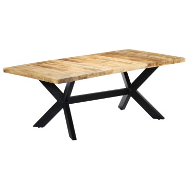 vidaXL Τραπεζαρία 200x100x75cm από Μασίφ Ξύλο Μάνγκο 1 τεμ.