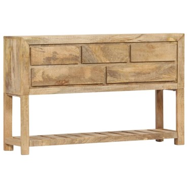 vidaXL Κονσόλα 120x30x75cm από Μασίφ Ξύλο Μάνγκο 1 τεμ.