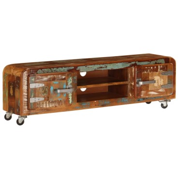 vidaXL Έπιπλο Τηλεόρασης 120x30x36cm από Μασίφ Ανακυκλωμένο Ξύλο