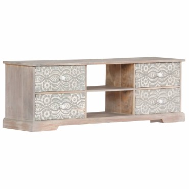 vidaXL Έπιπλο Τηλεόρασης 120x30x40cm από Μασίφ Ξύλο Ακακίας