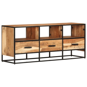 vidaXL Έπιπλο Τηλεόρασης 110x30x45cm από Μασίφ Ξύλο Ακακίας