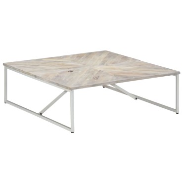 vidaXL Τραπεζάκι Σαλονιού 110x110x36cm από Μασίφ Ξύλο Μάνγκο 1 τεμ.