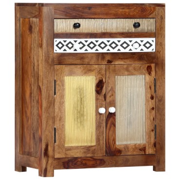 vidaXL Ντουλάπι 60x30x75cm από Μασίφ Ξύλο Ακακίας 1 τεμ.
