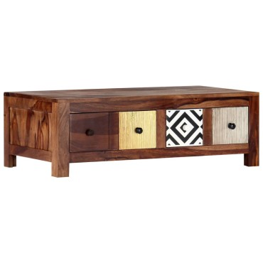 vidaXL Τραπεζάκι Σαλονιού 90x50x30cm από Μασίφ Ξύλο Sheesham 1 τεμ.