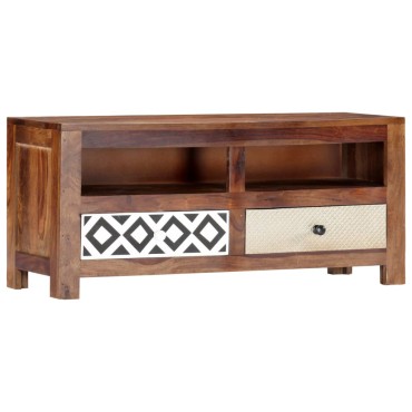 vidaXL Έπιπλο Τηλεόρασης 90x30x40cm από Μασίφ Ξύλο Sheesham