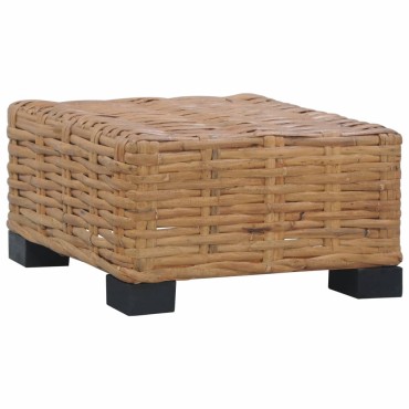 vidaXL Τραπεζάκι Σαλονιού 47x47x28cm από Γνήσιο Ρατάν