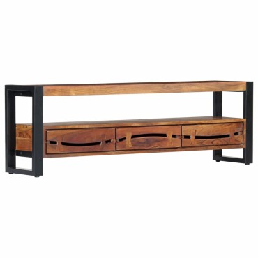 vidaXL Έπιπλο Τηλεόρασης 140x30x45cm από Μασίφ Ξύλο Ακακίας