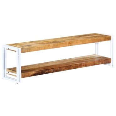 vidaXL Έπιπλο Τηλεόρασης 150x30x40cm από Μασίφ Ξύλο Μάνγκο