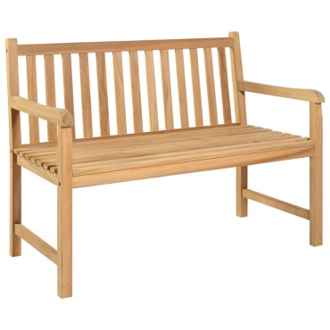 vidaXL Παγκάκι Κήπου από Μασίφ Ξύλο Teak 114x60x90cm 1 τεμ.