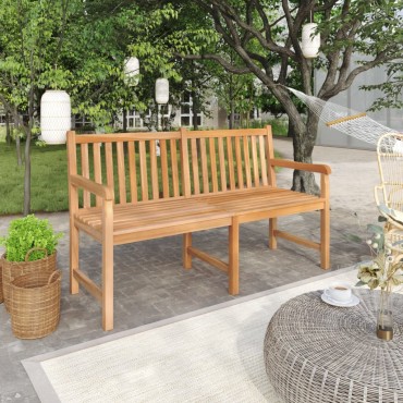 vidaXL Παγκάκι Κήπου από Μασίφ Ξύλο Teak 150x60x90cm 1 τεμ.
