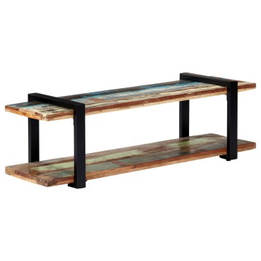 vidaXL Έπιπλο Τηλεόρασης 130x40x40cm από Μασίφ Ανακυκλωμένο Ξύλο