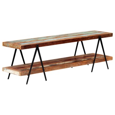 vidaXL Έπιπλο Τηλεόρασης 160x40x50cm από Μασίφ Ανακυκλωμένο Ξύλο