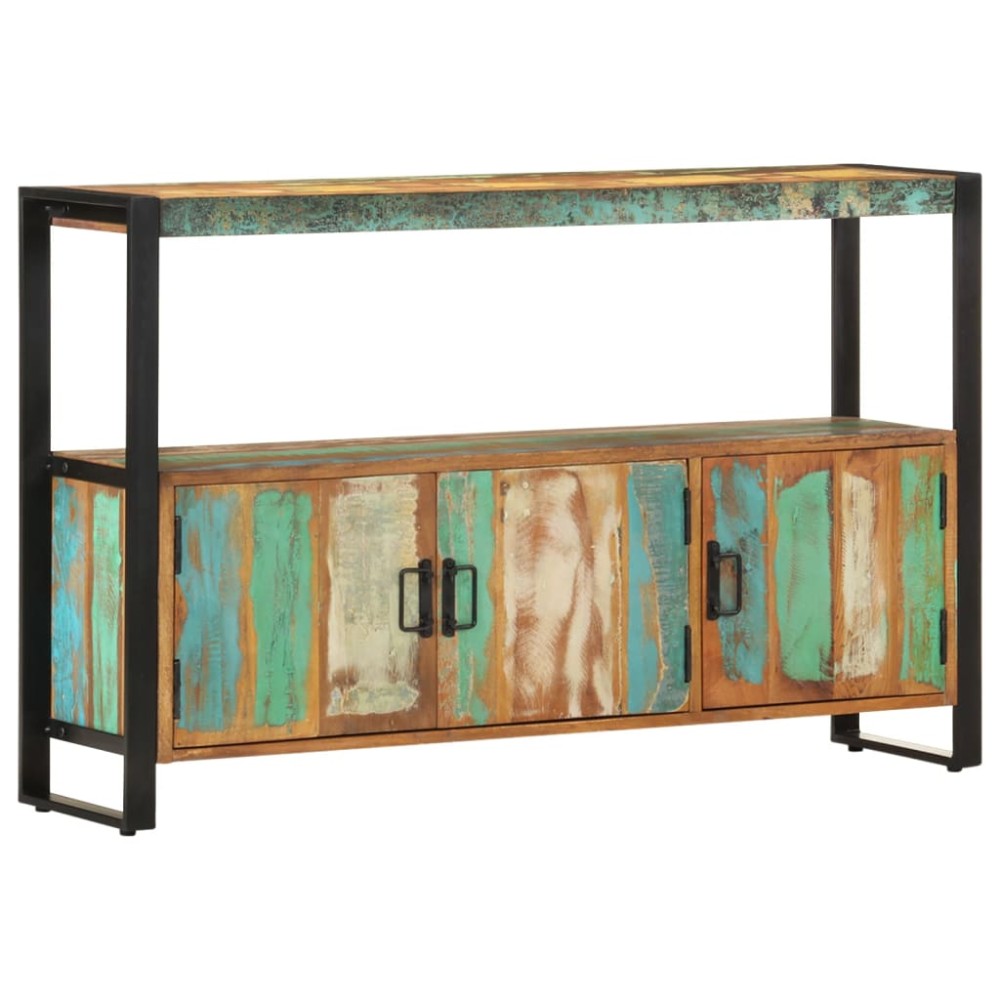 vidaXL Κονσόλα 120x30x75cm από Μασίφ Ανακυκλωμένο Ξύλο 1 τεμ.