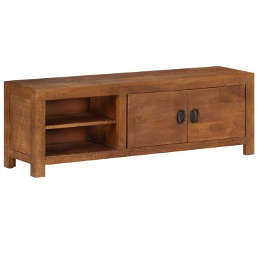 vidaXL Έπιπλο Τηλεόρασης 120x30x40cm από Μασίφ Ξύλο Μάνγκο