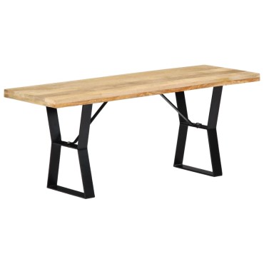 vidaXL Πάγκος από Μασίφ Ξύλο Μάνγκο 110x40x45cm 1 τεμ.