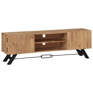 vidaXL Έπιπλο Τηλεόρασης 140x30x45cm από Μασίφ Ξύλο Ακακίας