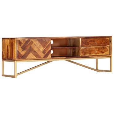 vidaXL Έπιπλο Τηλεόρασης 140x30x45cm από Μασίφ Ξύλο Ακακίας