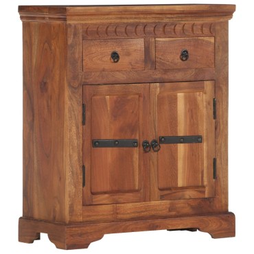 vidaXL Ντουλάπι / Ψηλός Μπουφές 63x30x75cm Μασίφ Ξύλο Ακακίας 1 τεμ.