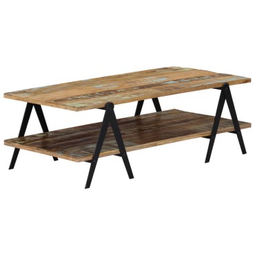 vidaXL Τραπεζάκι Σαλονιού 115x60x40cm από Μασίφ Ανακυκλωμένο Ξύλο 1 τεμ.