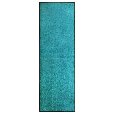 vidaXL Πατάκι Εισόδου Πλενόμενο Γαλάζιο 60 x 180 εκ.