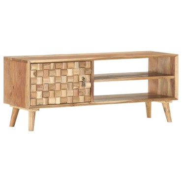 vidaXL Έπιπλο Τηλεόρασης 100x30x40cm από Μασίφ Ξύλο Ακακίας 1 τεμ.