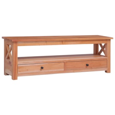vidaXL Έπιπλο Τηλεόρασης 115x30x40cm από Μασίφ Μαόνι