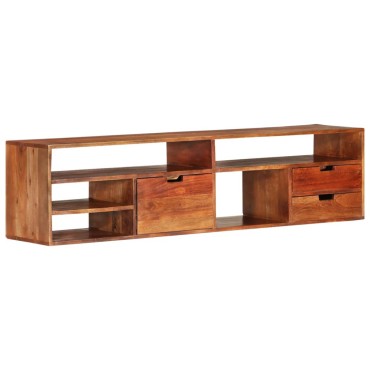 vidaXL Έπιπλο Τηλεόρασης 140x30x35cm από Μασίφ Ξύλο Ακακίας