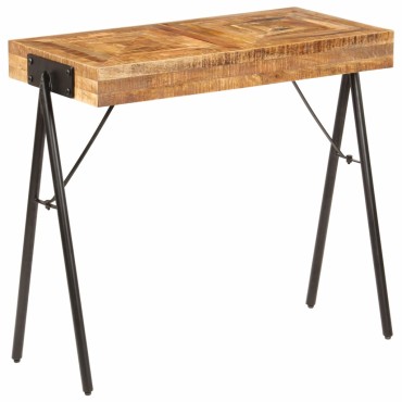 vidaXL Τραπέζι Κονσόλα 80x40x75cm από Μασίφ Ξύλο Μάνγκο 1 τεμ.