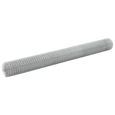 vidaXL Συρματόπλεγμα Κοτετσόσυρμα Ασημί 10x1,5 μ. Γαλβαν. Ατσάλι 10x1,5 μ. (MxΥ)</li><li>Διαστάσεις διχτυού: 19x19 χιλ. (ΜxΠ)</li><li>Διάμετρος ρολού: 11,6cm
