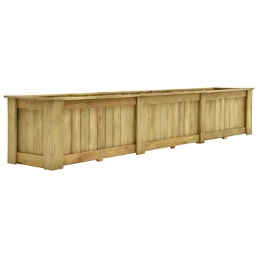 vidaXL Υπερυψωμένη Γλάστρα 291 x 50 x 50 εκ. Εμποτισμένο Ξύλο Πεύκου