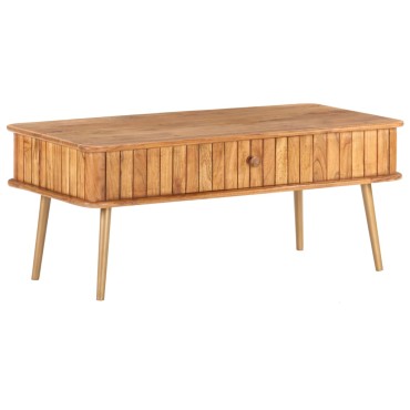 vidaXL Τραπεζάκι Σαλονιού 100x50x40cm από Μασίφ Ξύλο Ακακίας 1 τεμ.