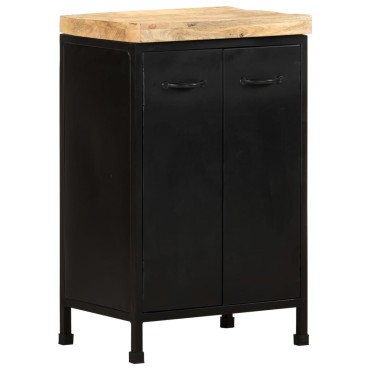 vidaXL Ντουλάπι 47x35x76cm από Ακατέργαστο Ξύλο Μάνγκο 1 τεμ.