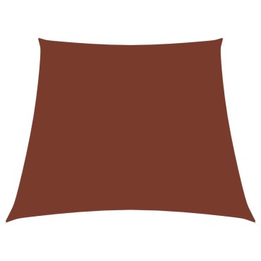 vidaXL Πανί Σκίασης Τρίγωνο Terracotta 2/4 x 3 μ. από Ύφασμα Oxford
