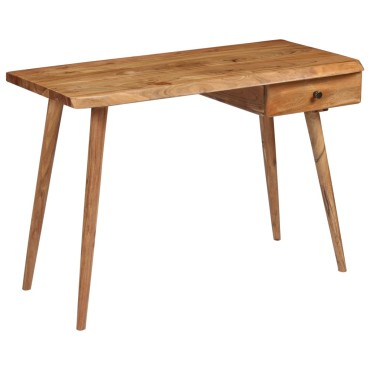 vidaXL Γραφείο 110x50x76cm από Μασίφ Ξύλο Ακακίας 1 τεμ.